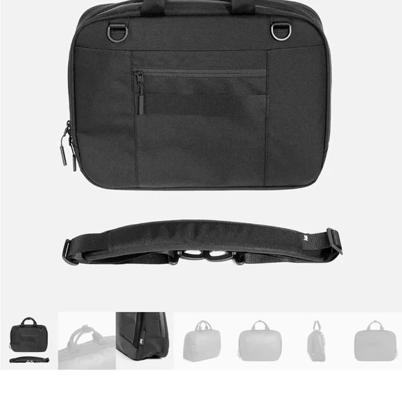 Stylish Gray Laptop Bag for Men - Picture 10 of 14